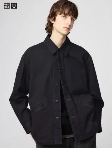 UNIQLO U 오버 사이즈 컬러 데님 자켓 M 사이즈