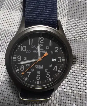TIMEX EXPEDITION INDIGLO WR50m DAY 가동품