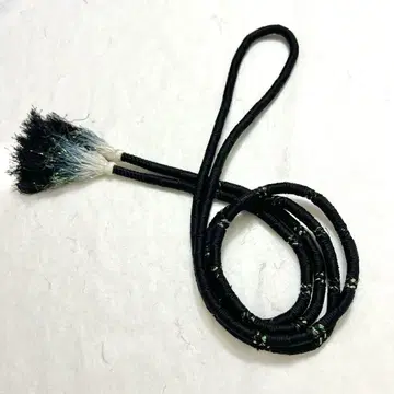 허리띠 둥근 끈 묶음 끈 순수 실크 블랙 컬러 PC-5093