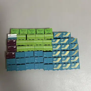 N 게이지 컨테이너 52개 묶음 판매