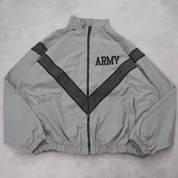 밀리터리 트레이닝 자켓 ARMY 90s 그레이 L 14368