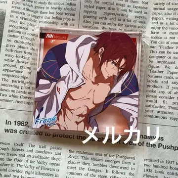Free! CD 재킷 일러스트 아크릴 블록 마츠오카 린