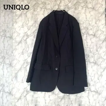 유니클로 감동 자켓 블랙 수트 XL 심플 무지