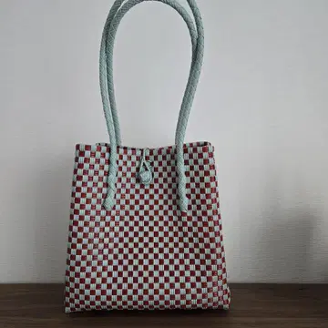메케아리사 Gummy Bag M 사이즈 gingham 70's 새상품