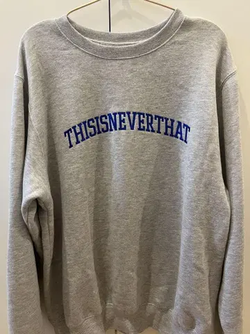 THISISNEVERTHAT 그레이 트레이닝복