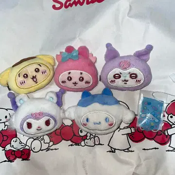 덤 포함 산리오 치이카와 (먼작귀) 콜라보 랜덤 헤어 클립