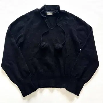 캐시미어 100 마가렛호웰 니트 스키퍼 여성용 블랙 가을/겨울