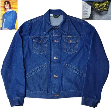 새상품급 80S USA 랭글러 136MJ 데님 자켓 44LONG