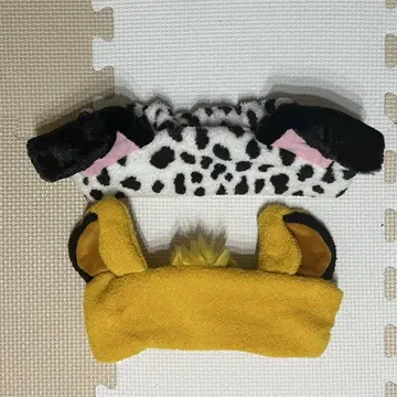 도쿄 디즈니 리조트 머리띠 라이온킹 101마리 강아지