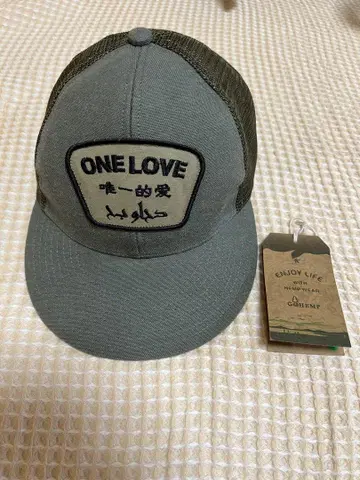 고헴프 gohemp ONE LOVE 트래커 캡 카키 그린