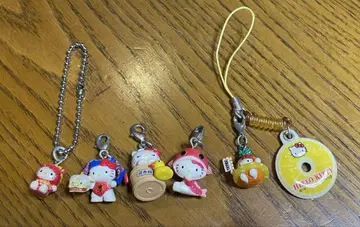 지역 한정 키티 참 스트랩 5종 세트