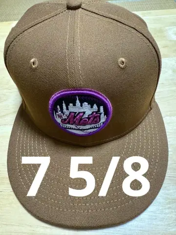 Mets 59FIFTY 캡 브라운 7 1/4