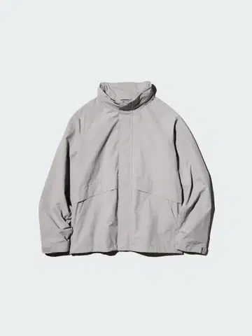 UNIQLO 새상품 윈드프루프 스탠드 블루종