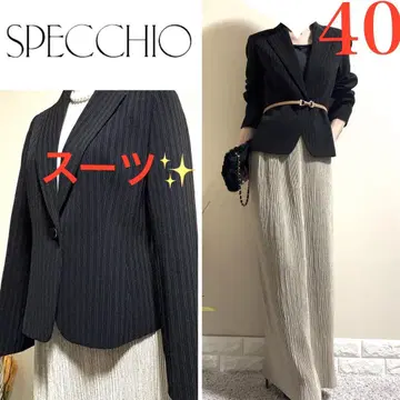 새상품급! SPECCHIO 스페치오 셋업 수트 40 L 넉넉한 사이즈