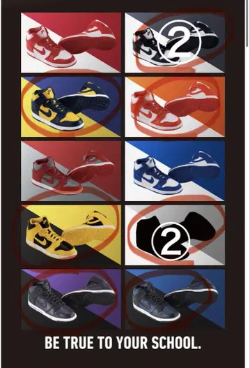 NIKE DUNK HIGH miniature collection