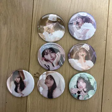 FRUITS ZIPPER 사쿠라이 유이 아이돌 캔뱃지 8개 세트