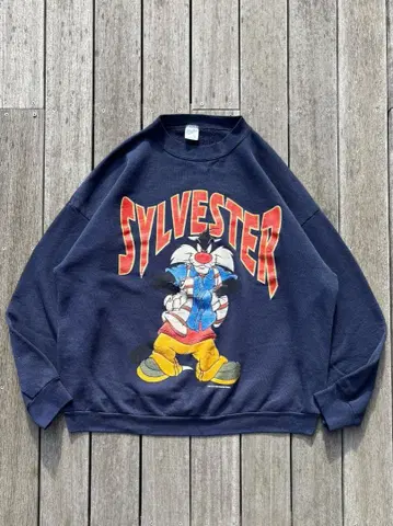 90's 워너 브라더스 '실베스터 캣' 스웨트