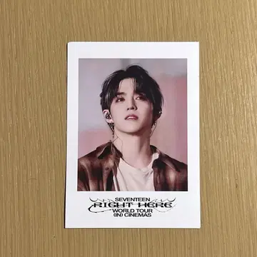 SEVENTEEN 영화 입장 혜택 에스쿱스 right here