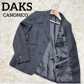 컨디션 최상 DAKS 테일러드 자켓 CANONICO 스트라이프