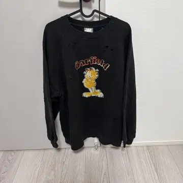 Garfield 블랙 맨투맨 freaksstore