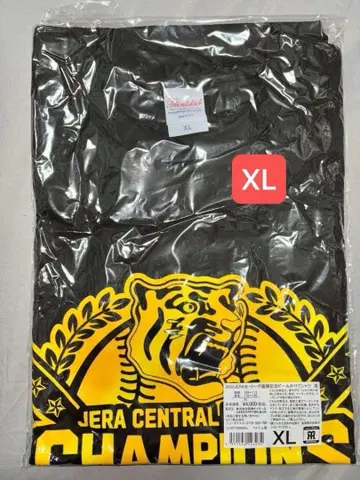 한신 타이거즈 2023 우승 기념 맥주 뿌리기 티셔츠 XL 블랙 tee