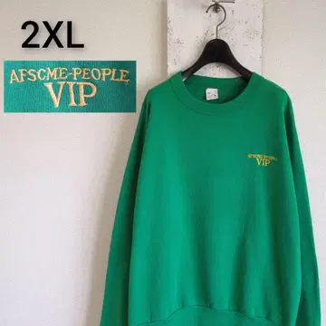 90s USA제 맨투맨 windjammer 그린 2XL 자수