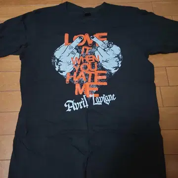 avril lavigne t셔츠 사이즈 L