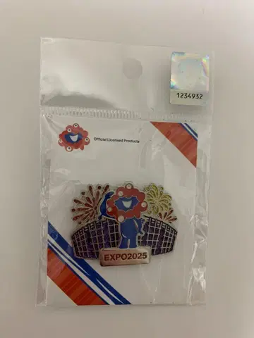 오사카 간사이 엑스포 미야쿠미야쿠 대지붕 반지 불꽃놀이 핀 배지