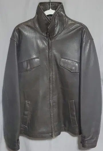 NAUTICA 다크 브라운 가죽 자켓 L