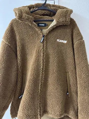 XLARGE 플리스 자켓 브라운