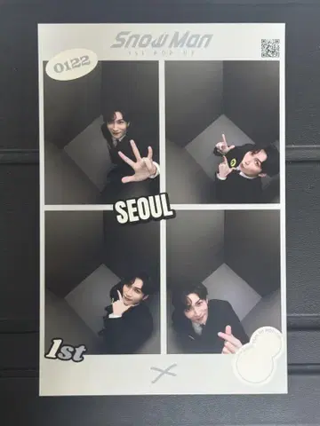 Snowman 와타나베 쇼타 POPUP 즉석 사진 한국 한정판