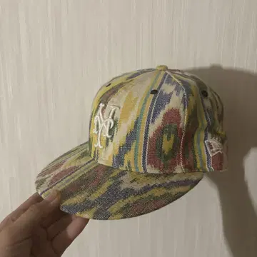 NY 로고 자수 다색 아이 컬러 패턴 캡 59FIFTY