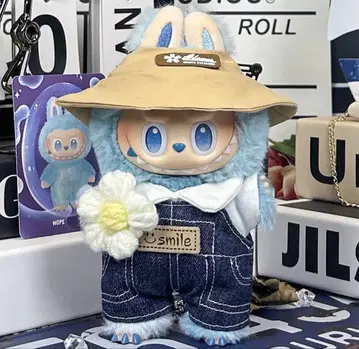 의류 봉제 인형 17cm 옷 옷 갈아입기 4세트 모자 귀여움