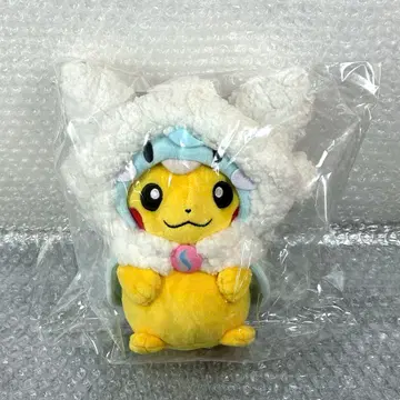 포켓몬 센터 오리지널 봉제 인형 메가팬텀 판초를 입은 피카츄