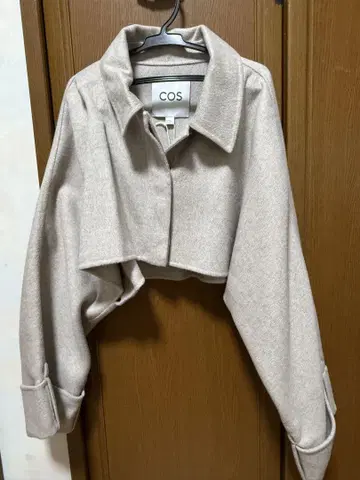 COS 베이지 크롭 자켓 S