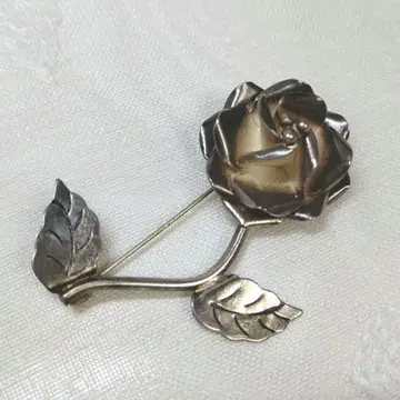 빈티지 장미 브로치 멕시코 1940년대