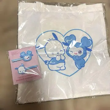 TWICE 나연 나블리 산리오 포차코 토트백 멀티 클립
