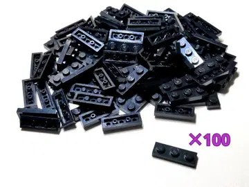 LEGO 100개 블랙 1 x 3 플레이트