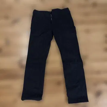 BEAMS 블랙 치노 팬츠 L 사이즈