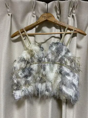 Ray BEAMS 퍼풍 뷔스티에