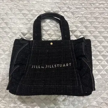 미사용 트위드 JILL by JILLSTUART 블랙 토트백
