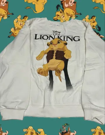 구제 의류 라이온킹 LION KING 맨투맨 트레이닝복 심바 XL