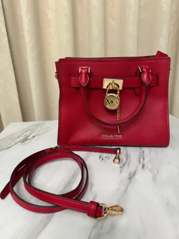 MICHAEL KORS 레드 숄더백