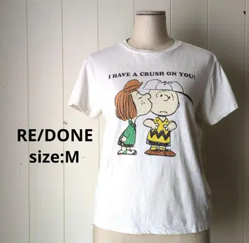 RE/DONE 리단 클래식 티 피넛츠 크러쉬 M