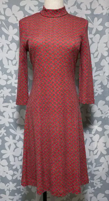 Sybilla 시빌라 하이넥 울 100% 원피스 7부 소매