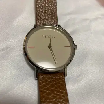 FURLA 손목시계 베이지 다이얼 가죽