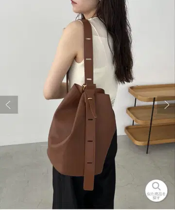 CAPRICIEUX LEMAGE 2WAY 버킷백 카멜