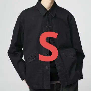 유니클로 U 오버 사이즈 컬러 데님 자켓 블랙 S UNIQLO