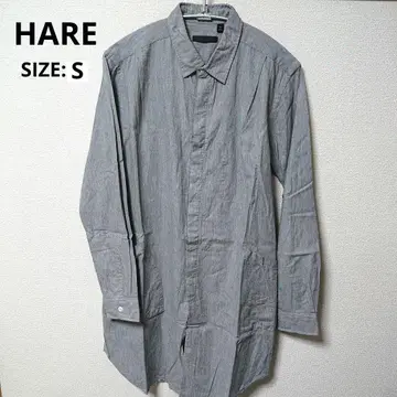 HARE 긴팔 롱 기장 셔츠 S 사이즈