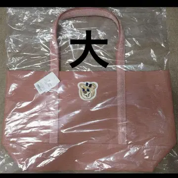새상품 올드 테디 걸 와펜 토트백 핑크 (대) 페이러